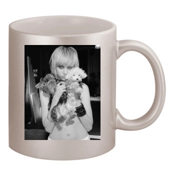 Taylor Momsen 11oz Metallic Silver Mug