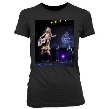 Taylor Swift Women's Junior Cut Crewneck T-Shirt