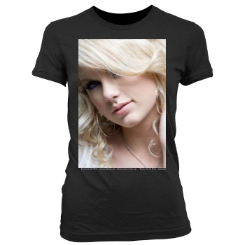 Taylor Swift Women's Junior Cut Crewneck T-Shirt