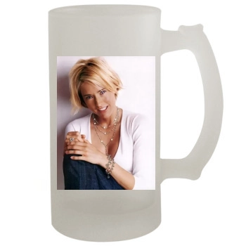 Tea Leoni 16oz Frosted Beer Stein