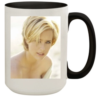 Tea Leoni 15oz Colored Inner & Handle Mug