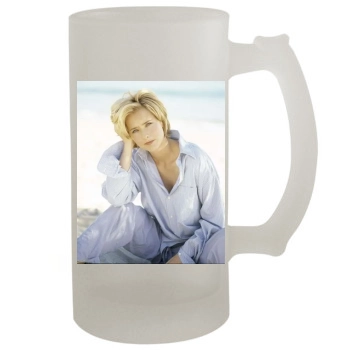 Tea Leoni 16oz Frosted Beer Stein