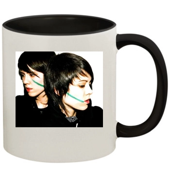 Tegan and Sara 11oz Colored Inner & Handle Mug