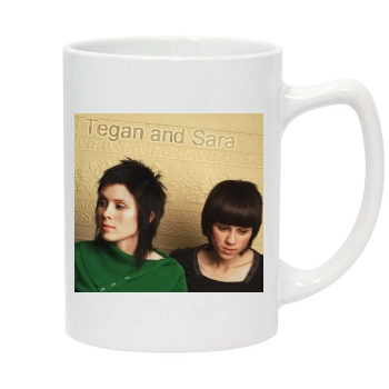 Tegan and Sara 14oz White Statesman Mug