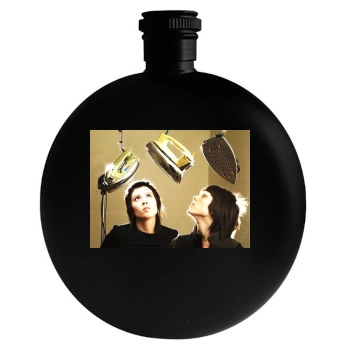 Tegan and Sara Round Flask