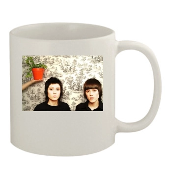 Tegan and Sara 11oz White Mug