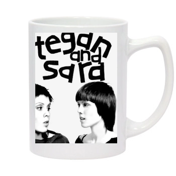 Tegan and Sara 14oz White Statesman Mug