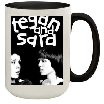 Tegan and Sara 15oz Colored Inner & Handle Mug