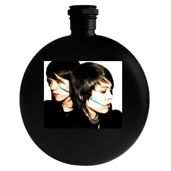 Tegan and Sara Round Flask