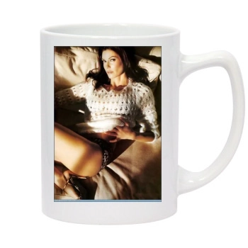 Teri Hatcher 14oz White Statesman Mug