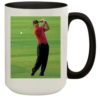 Tiger Woods 15oz Colored Inner & Handle Mug