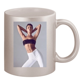 Irina Shayk 11oz Metallic Silver Mug