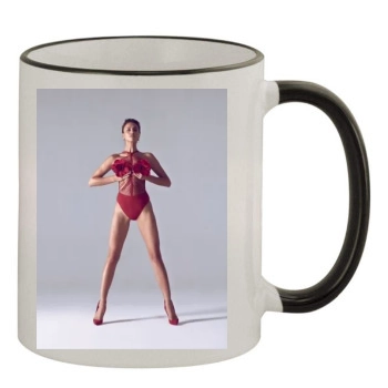 Irina Shayk 11oz Colored Rim & Handle Mug