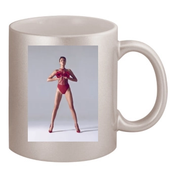 Irina Shayk 11oz Metallic Silver Mug