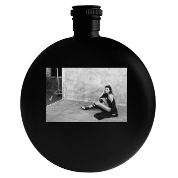 Irina Shayk Round Flask