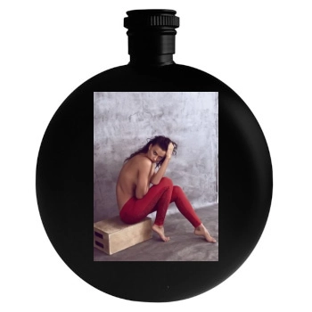 Irina Shayk Round Flask