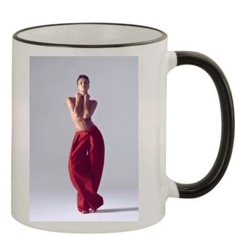 Irina Shayk 11oz Colored Rim & Handle Mug