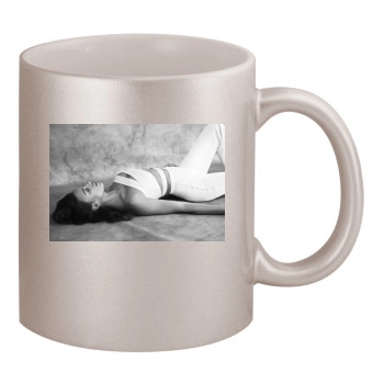 Irina Shayk 11oz Metallic Silver Mug