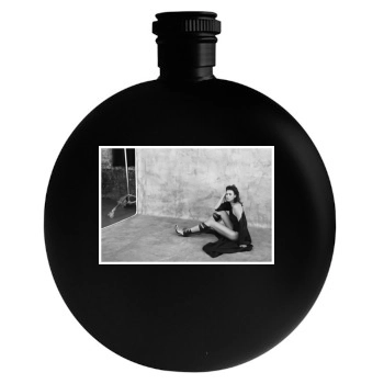 Irina Shayk Round Flask