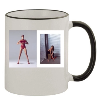 Irina Shayk 11oz Colored Rim & Handle Mug