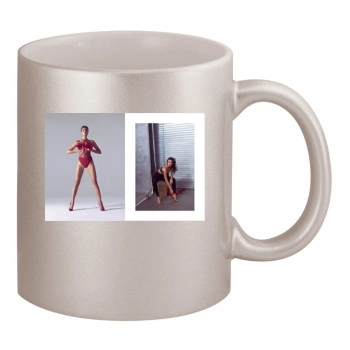 Irina Shayk 11oz Metallic Silver Mug