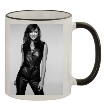 Irina Shayk 11oz Colored Rim & Handle Mug