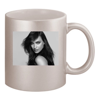 Irina Shayk 11oz Metallic Silver Mug