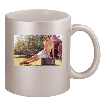 Irina Shayk 11oz Metallic Silver Mug