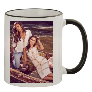 Irina Shayk 11oz Colored Rim & Handle Mug