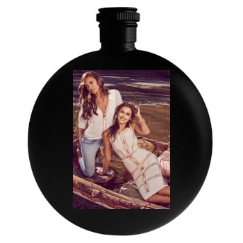 Irina Shayk Round Flask