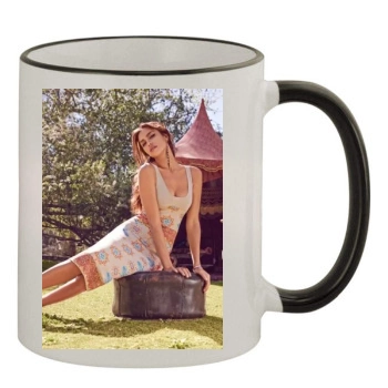 Irina Shayk 11oz Colored Rim & Handle Mug