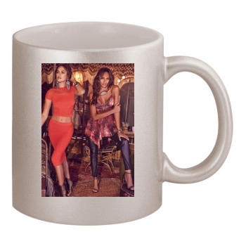 Irina Shayk 11oz Metallic Silver Mug