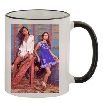 Irina Shayk 11oz Colored Rim & Handle Mug