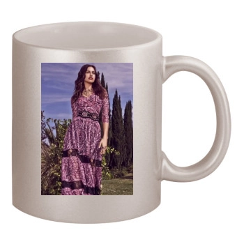 Irina Shayk 11oz Metallic Silver Mug