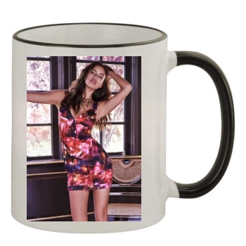 Irina Shayk 11oz Colored Rim & Handle Mug