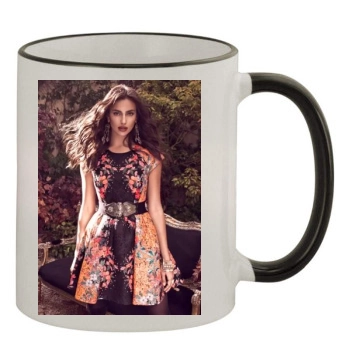 Irina Shayk 11oz Colored Rim & Handle Mug