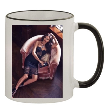 Irina Shayk 11oz Colored Rim & Handle Mug