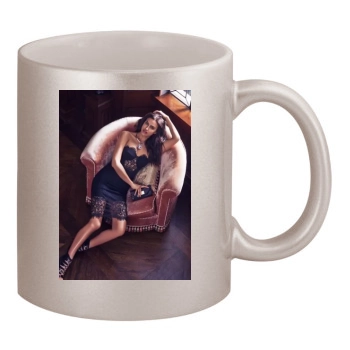 Irina Shayk 11oz Metallic Silver Mug