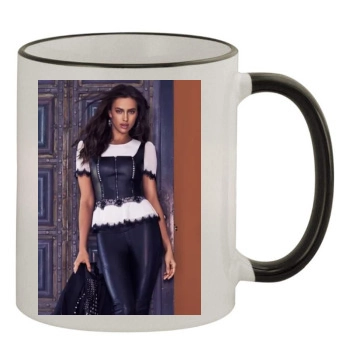 Irina Shayk 11oz Colored Rim & Handle Mug