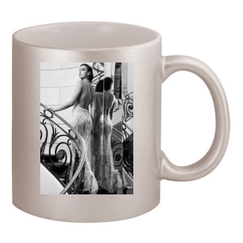 Irina Shayk 11oz Metallic Silver Mug