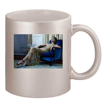 Irina Shayk 11oz Metallic Silver Mug