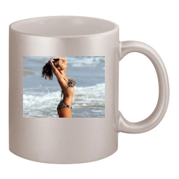 Tila Tequila 11oz Metallic Silver Mug