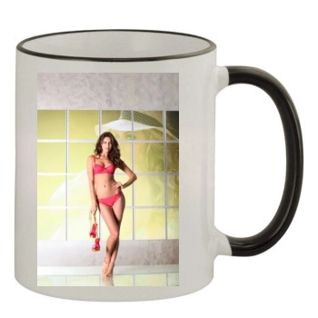 Irina Shayk 11oz Colored Rim & Handle Mug