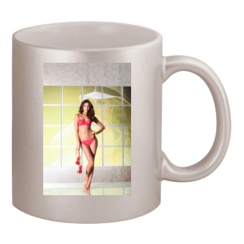 Irina Shayk 11oz Metallic Silver Mug