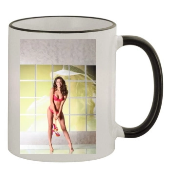 Irina Shayk 11oz Colored Rim & Handle Mug