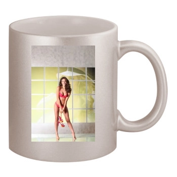 Irina Shayk 11oz Metallic Silver Mug