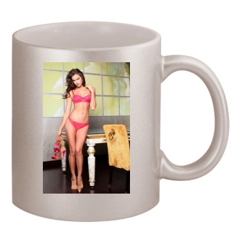 Irina Shayk 11oz Metallic Silver Mug