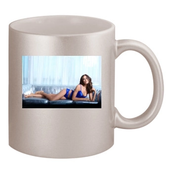 Irina Shayk 11oz Metallic Silver Mug