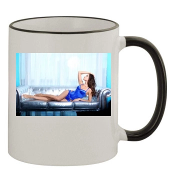 Irina Shayk 11oz Colored Rim & Handle Mug