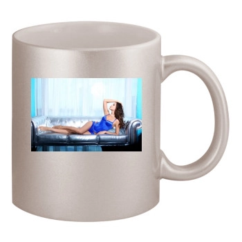 Irina Shayk 11oz Metallic Silver Mug